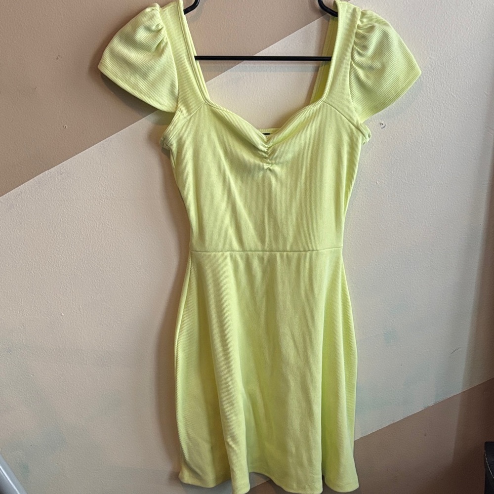 Wild Fable Light Yellow Mini Dress